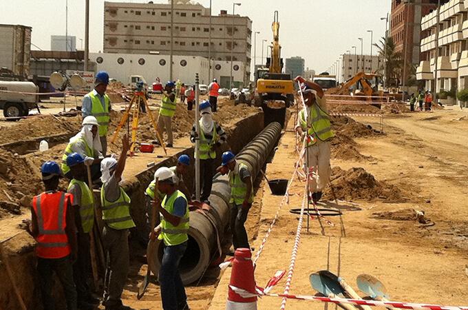 العبارات وقنوات المياه - صورة مشروع 1 في الرياض