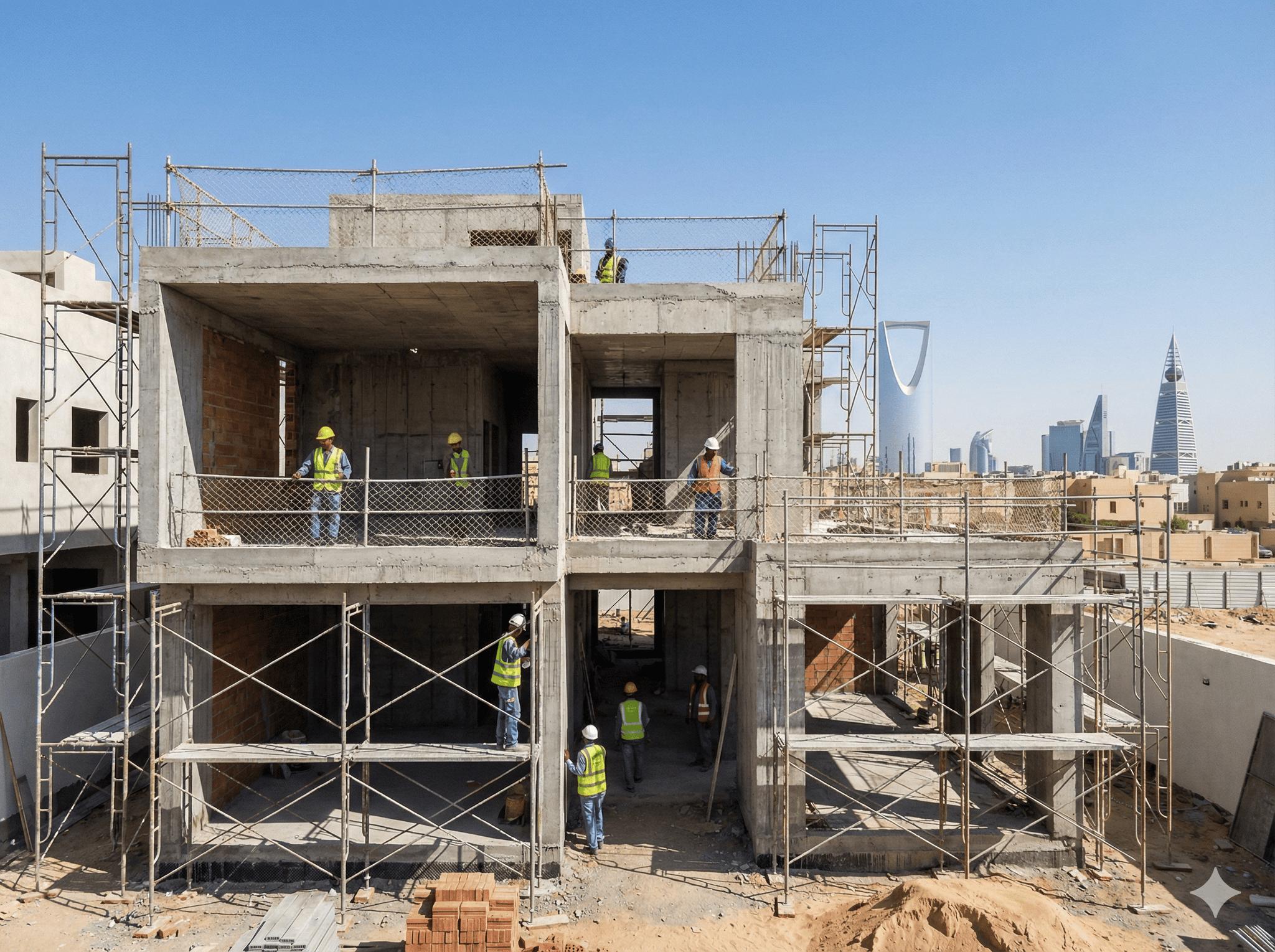 البناء الخرساني - صورة مشروع 5 في جدة